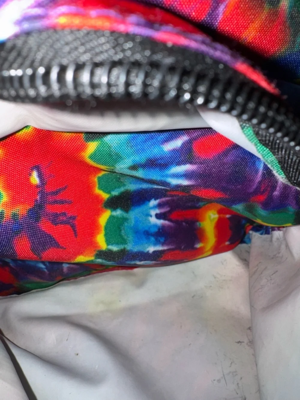 Dickies Rainbow Tie-Dye Backpack with Bright Swirls